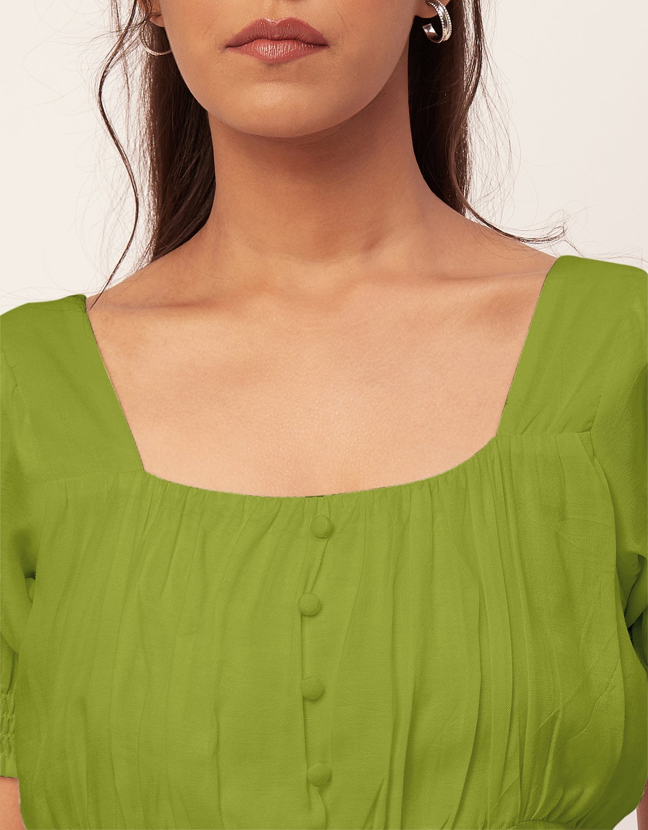Smart Chic Square Neck