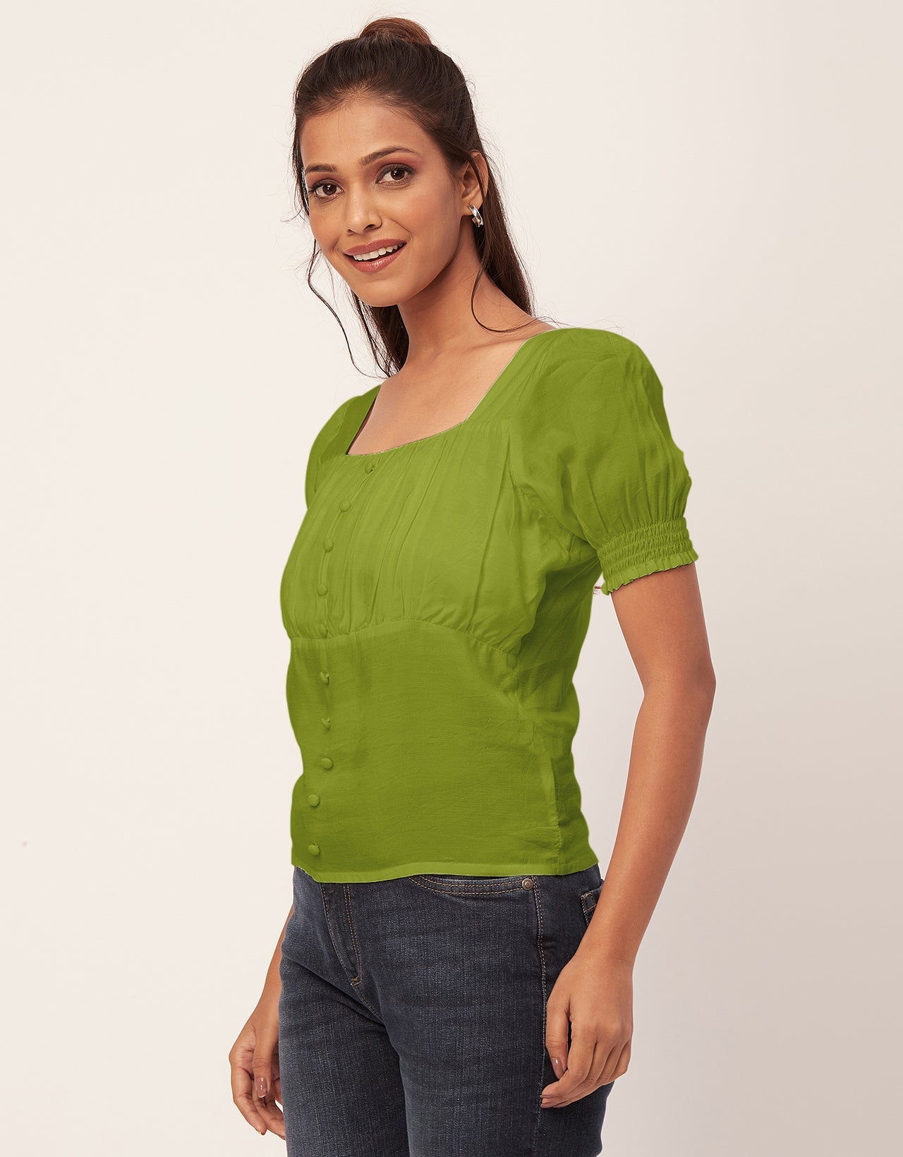 Smart Chic Square Neck