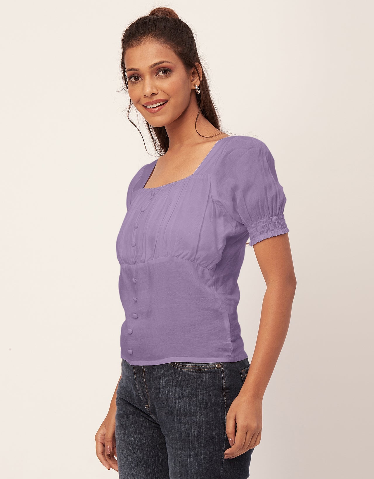 Smart Chic Square Neck