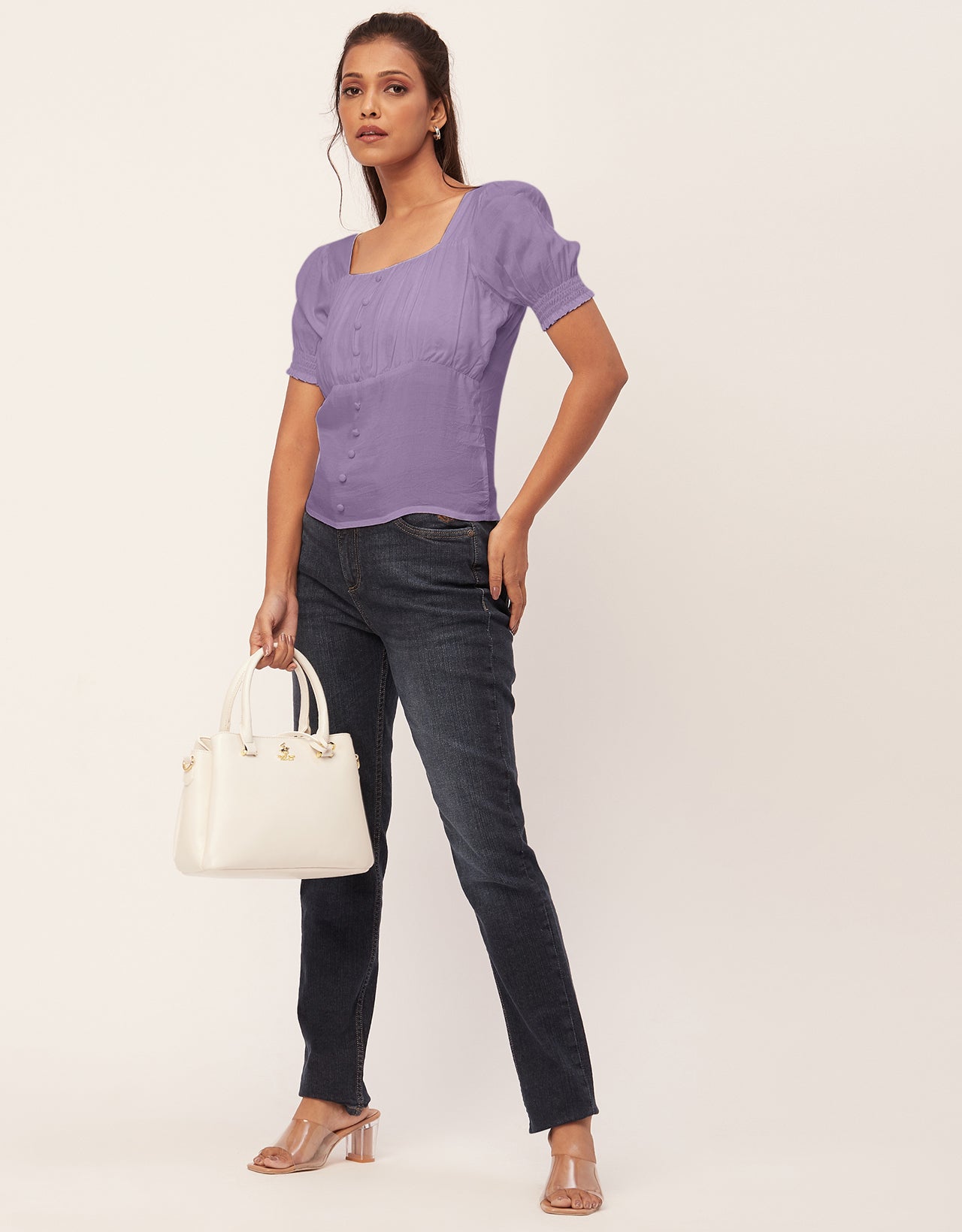 Smart Chic Square Neck