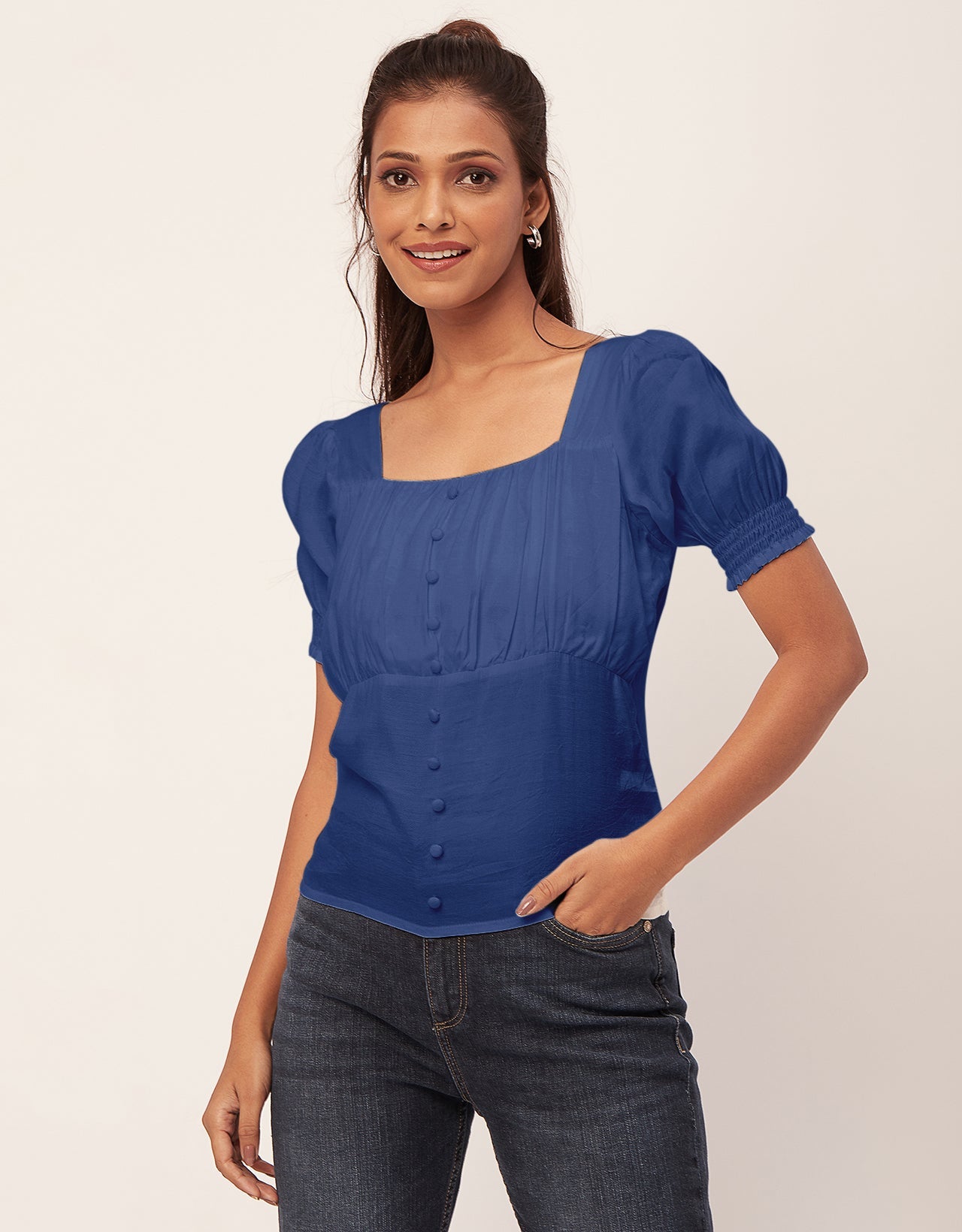 Smart Chic Square Neck