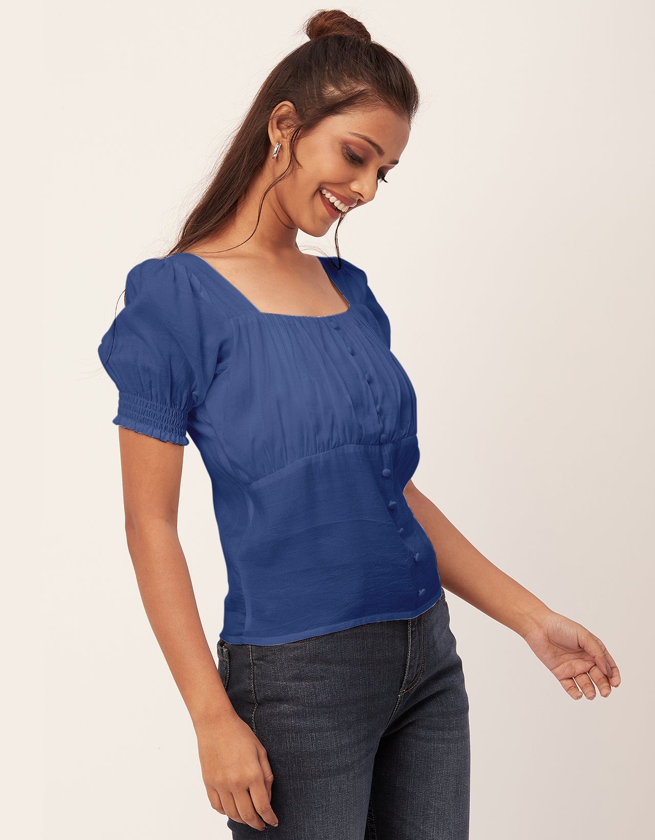 Smart Chic Square Neck