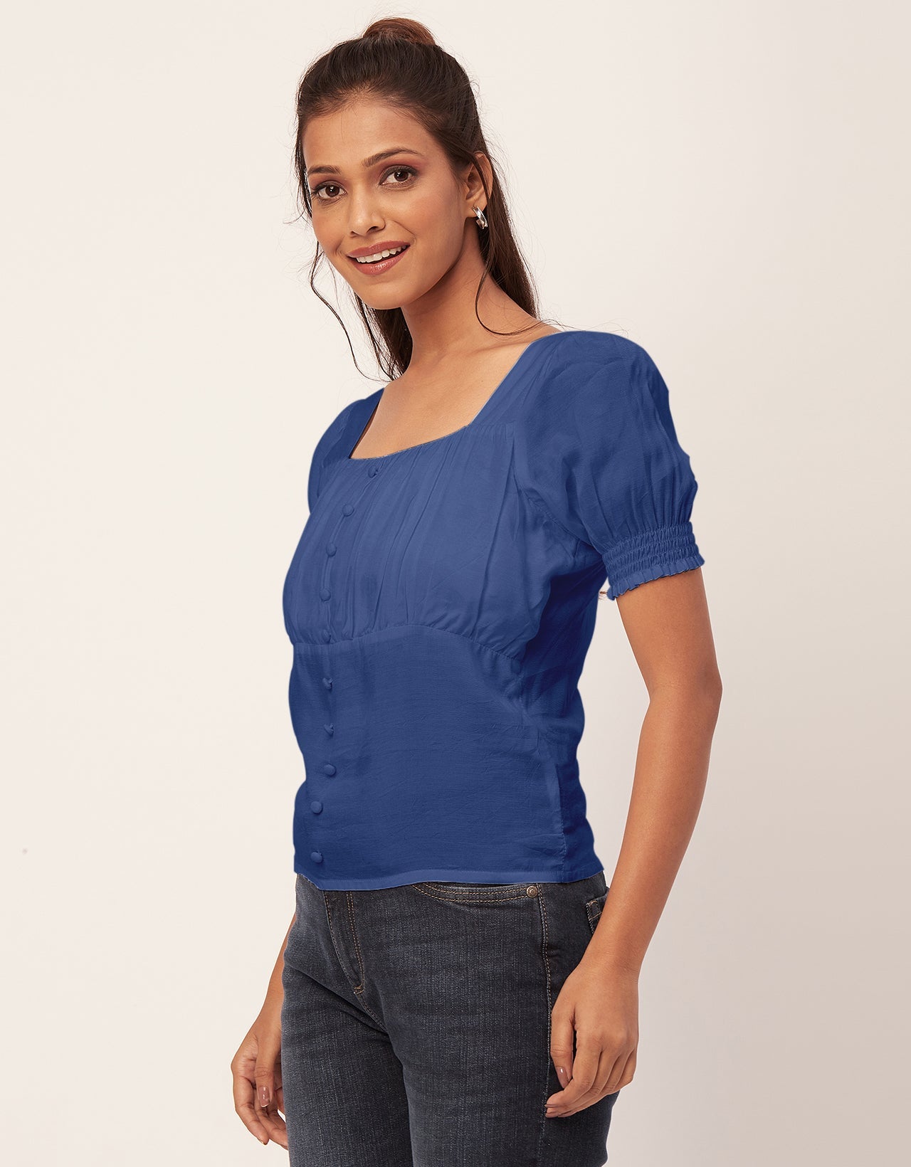Smart Chic Square Neck
