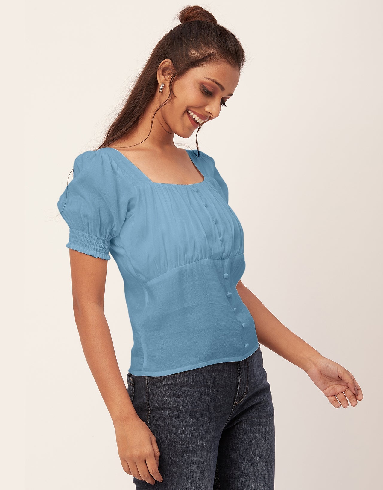 Smart Chic Square Neck