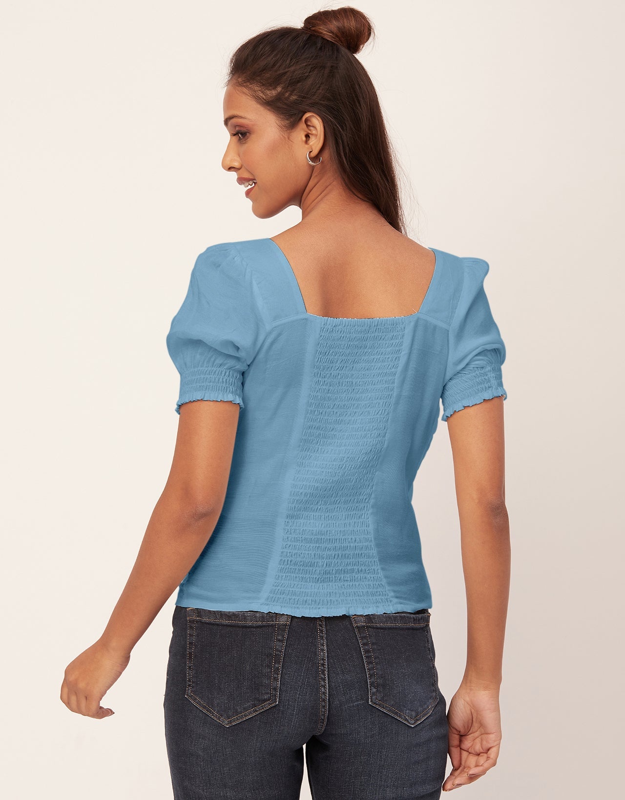 Smart Chic Square Neck