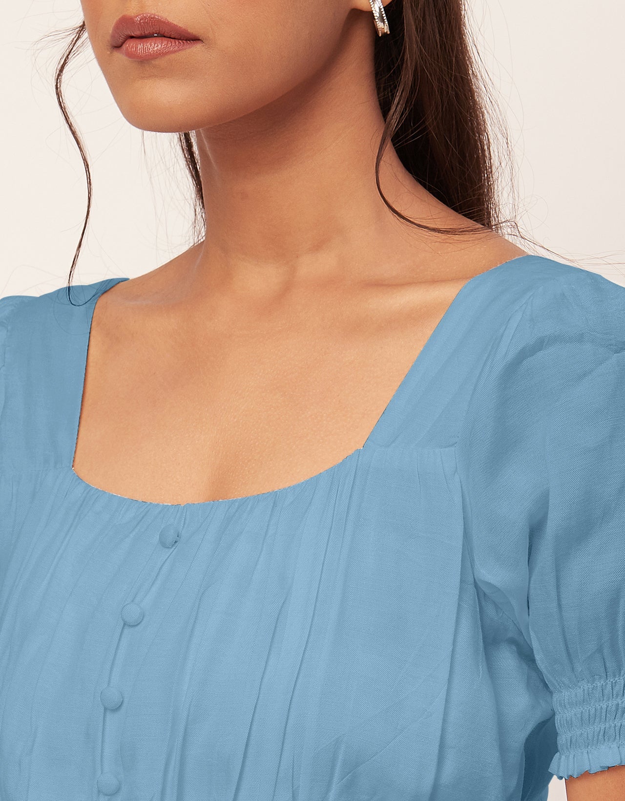 Smart Chic Square Neck