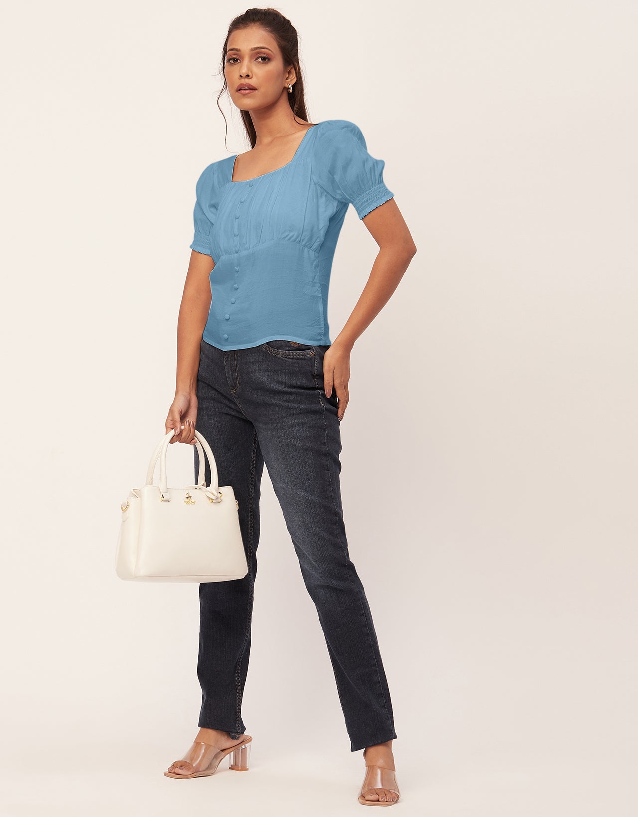 Smart Chic Square Neck
