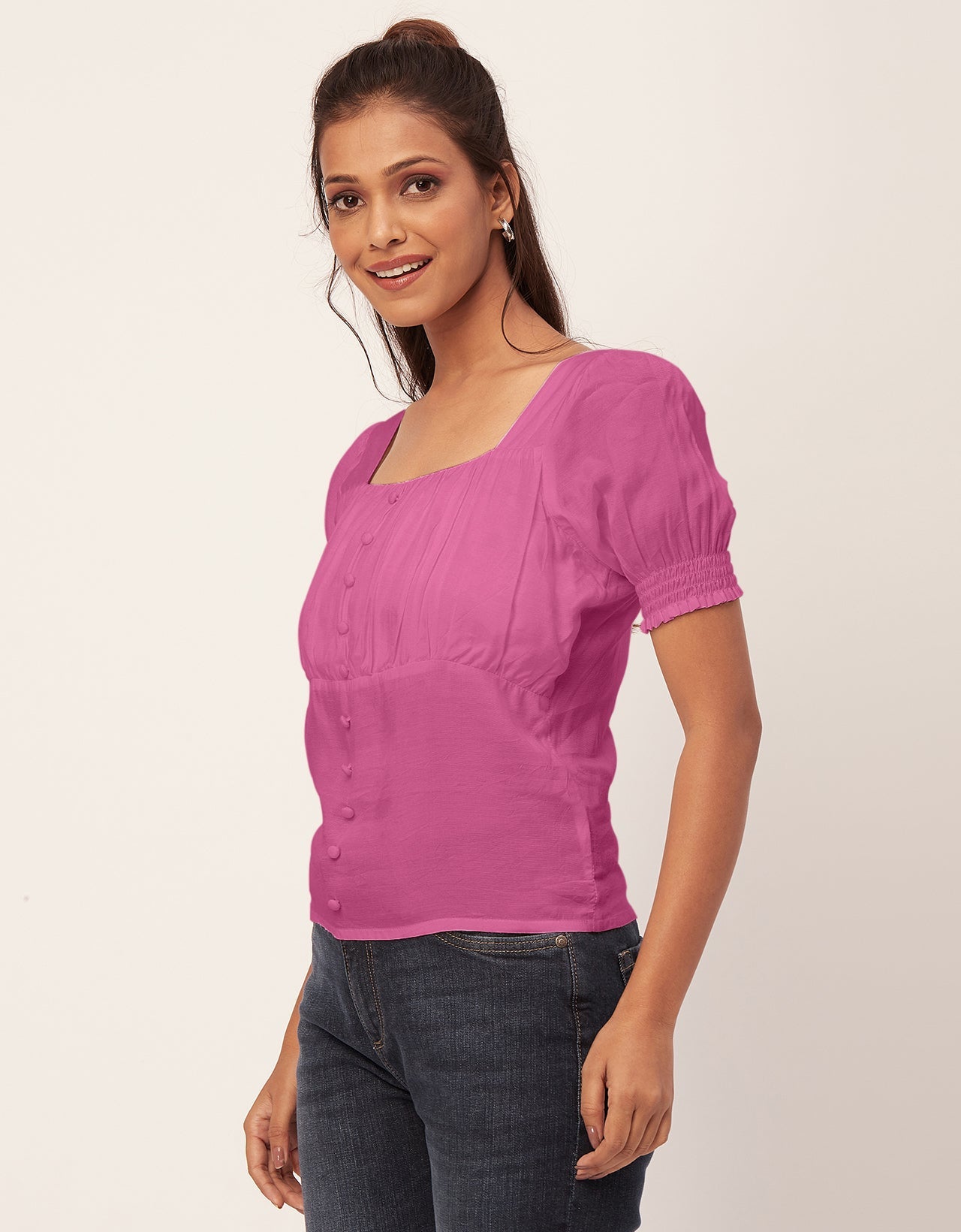 Smart Chic Square Neck