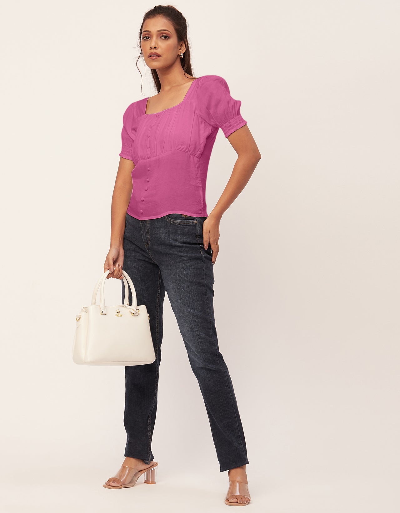 Smart Chic Square Neck