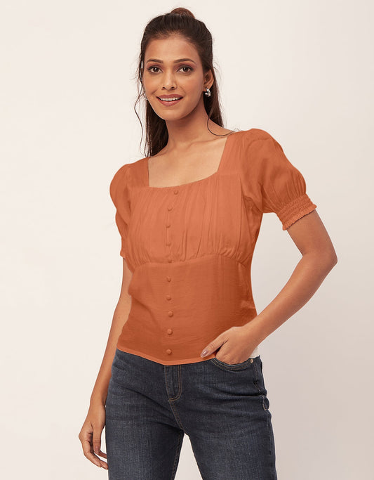 Smart Chic Square Neck