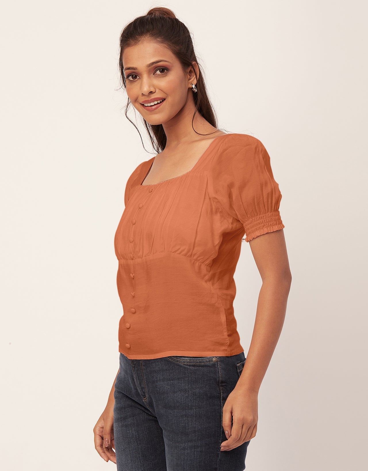 Smart Chic Square Neck