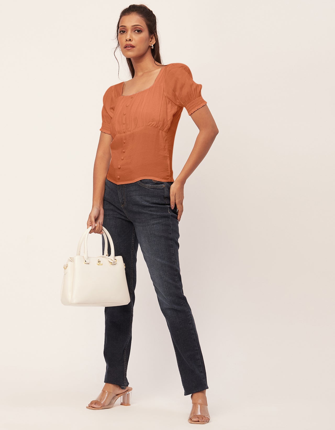 Smart Chic Square Neck