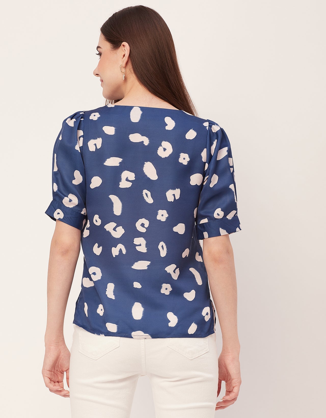 Printed Short Sleeve Top
