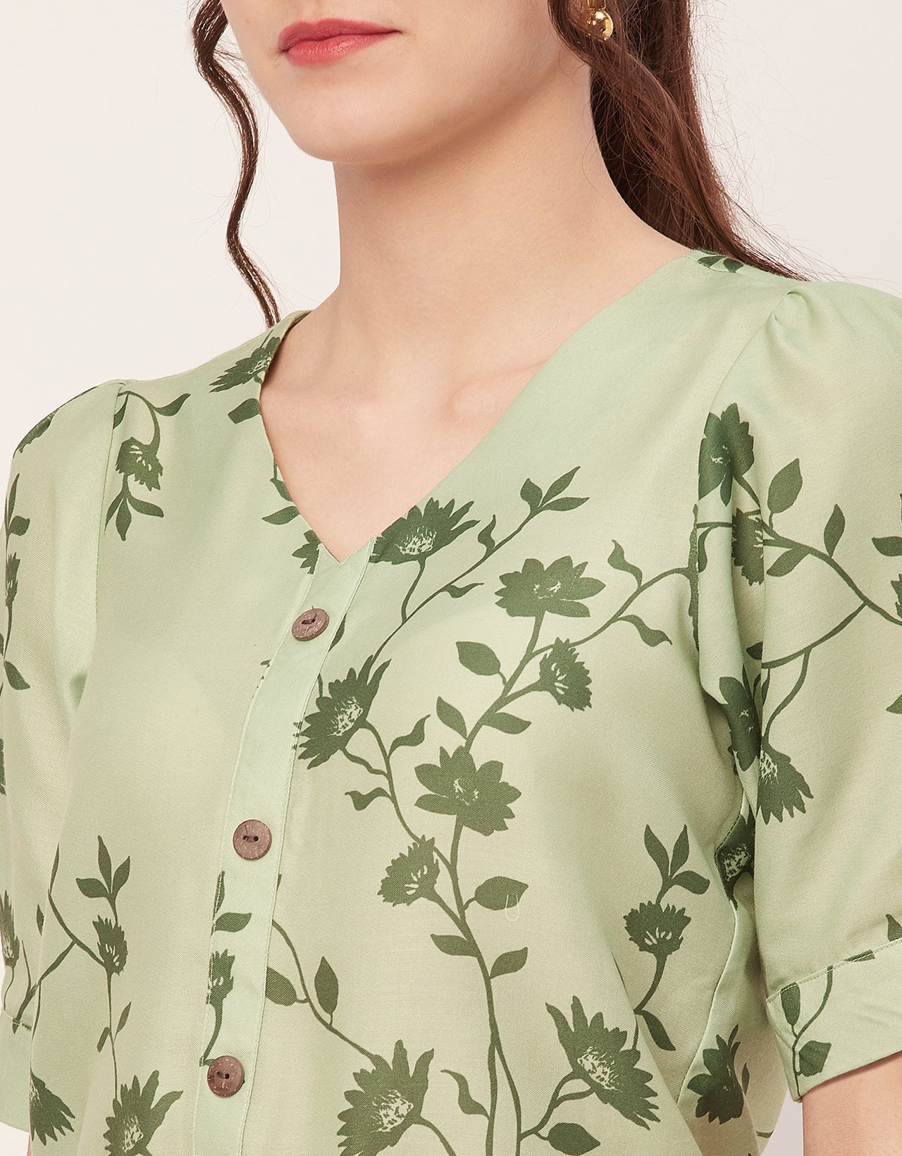 Printed Short Sleeve Top