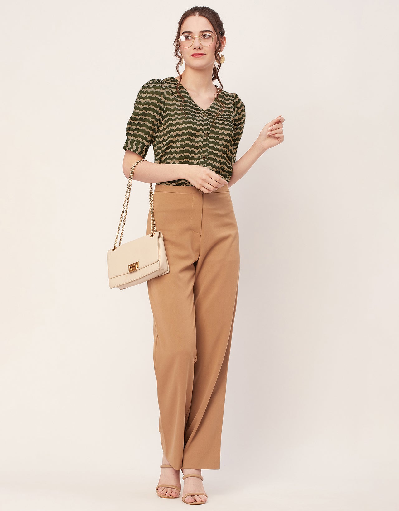 Printed Short Sleeve Top