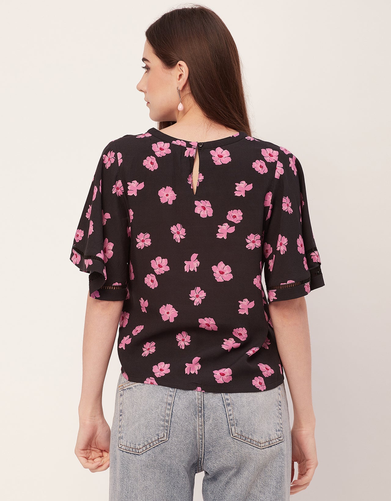 Printed Short Sleeve Top