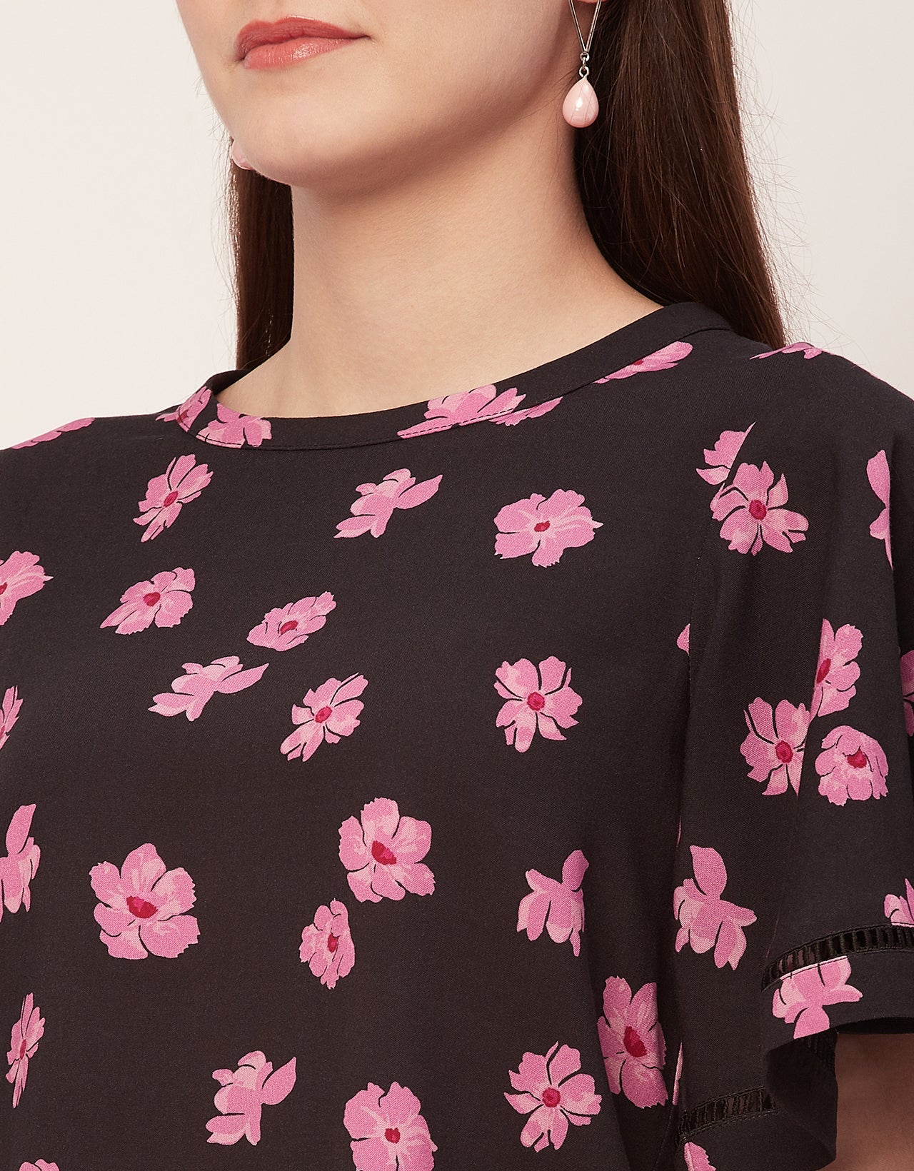 Printed Short Sleeve Top