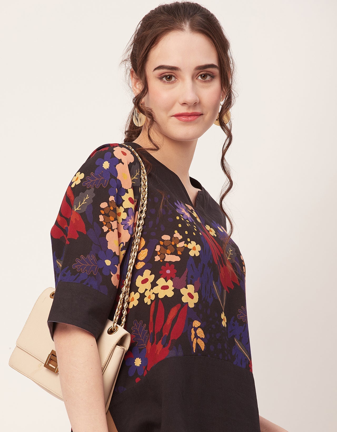 Quarter Sleeve High Low