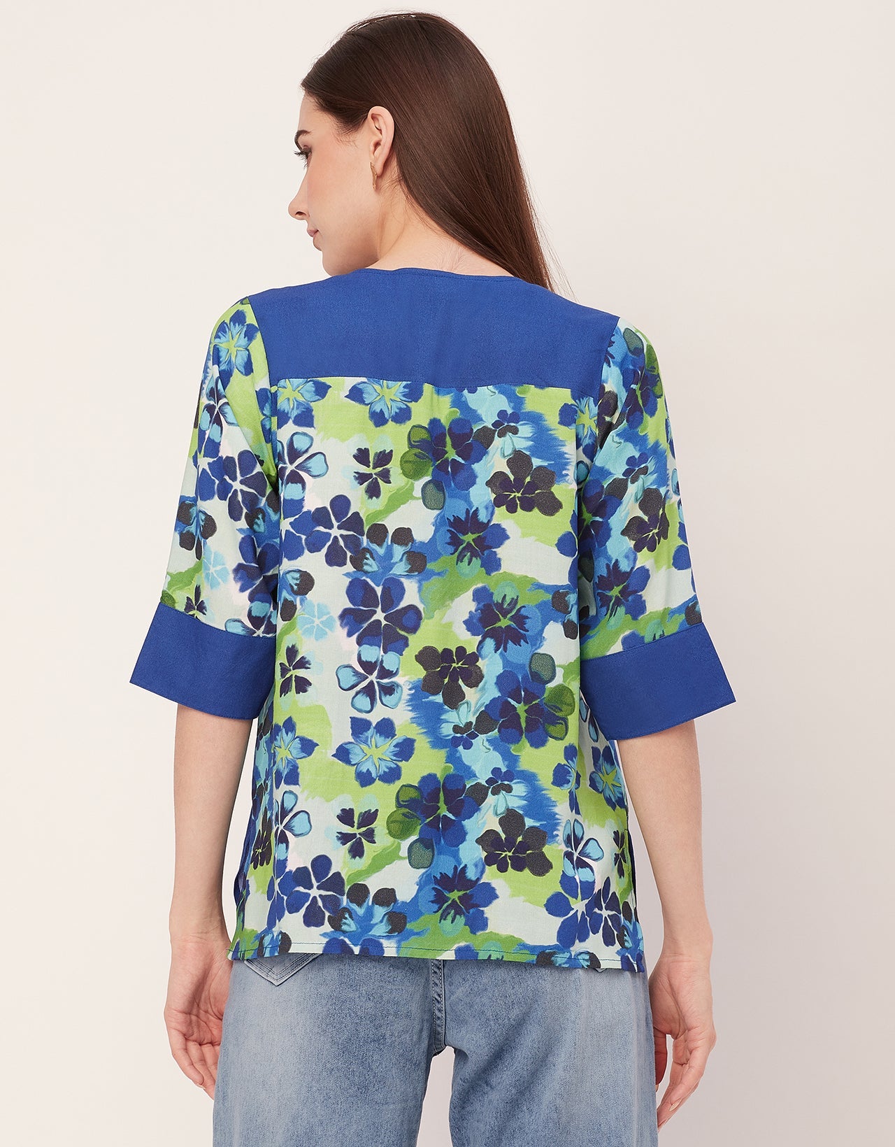 Quarter Sleeve High Low