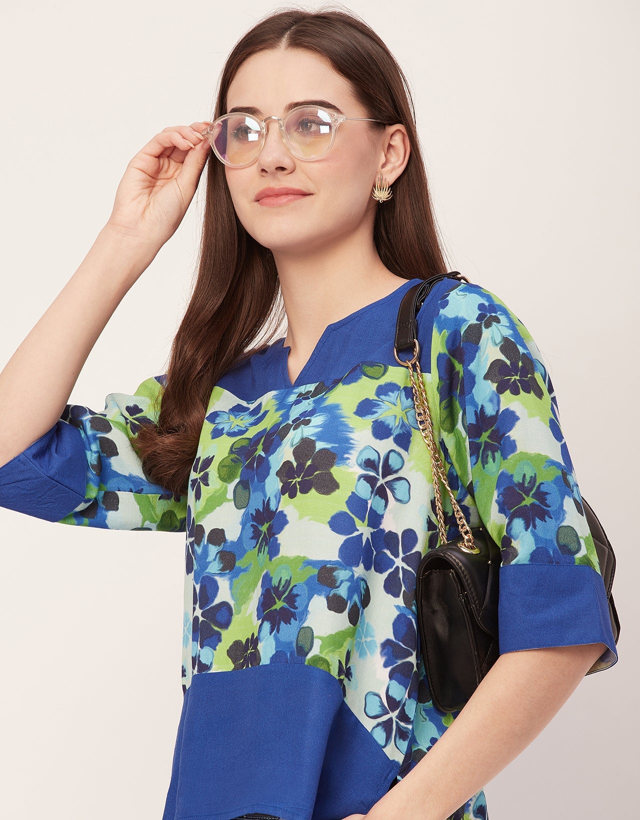 Quarter Sleeve High Low