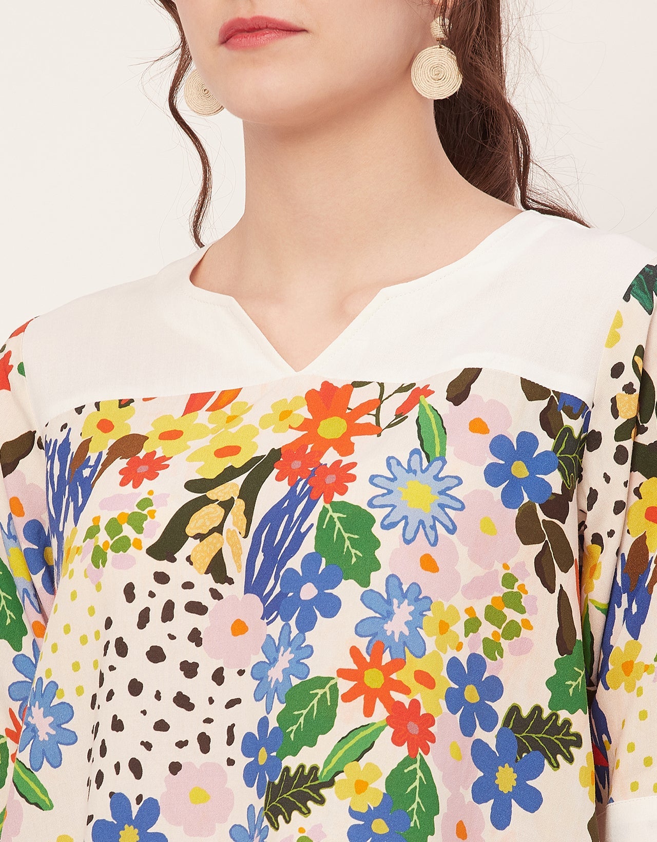 Quarter Sleeve High Low