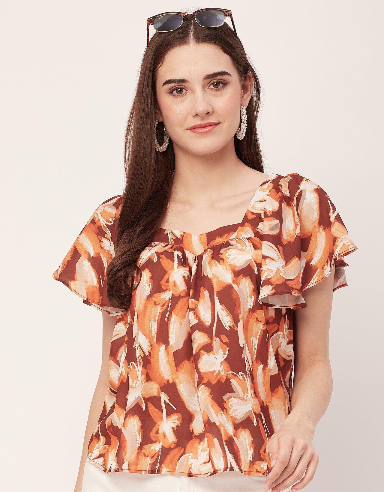 Sweetheart Neck Flutter