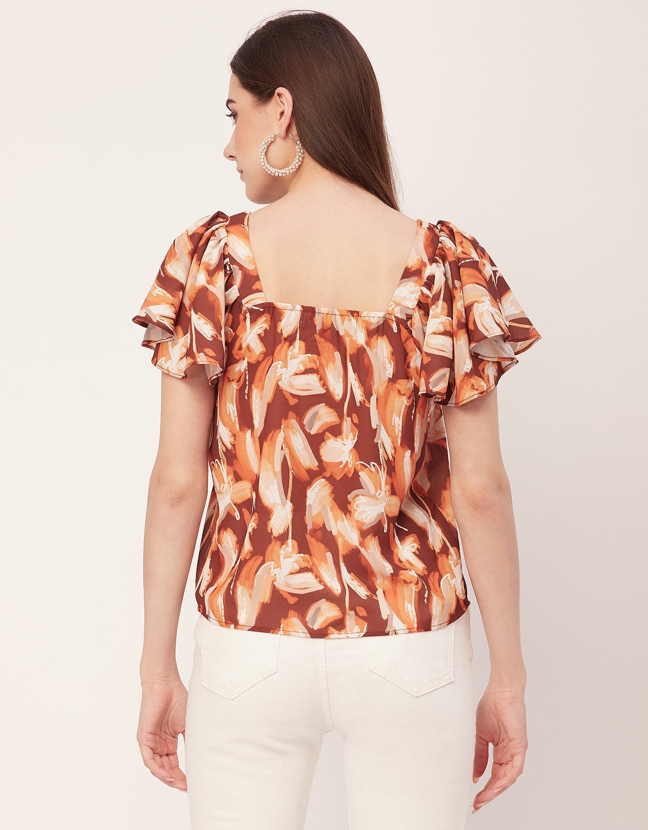 Sweetheart Neck Flutter