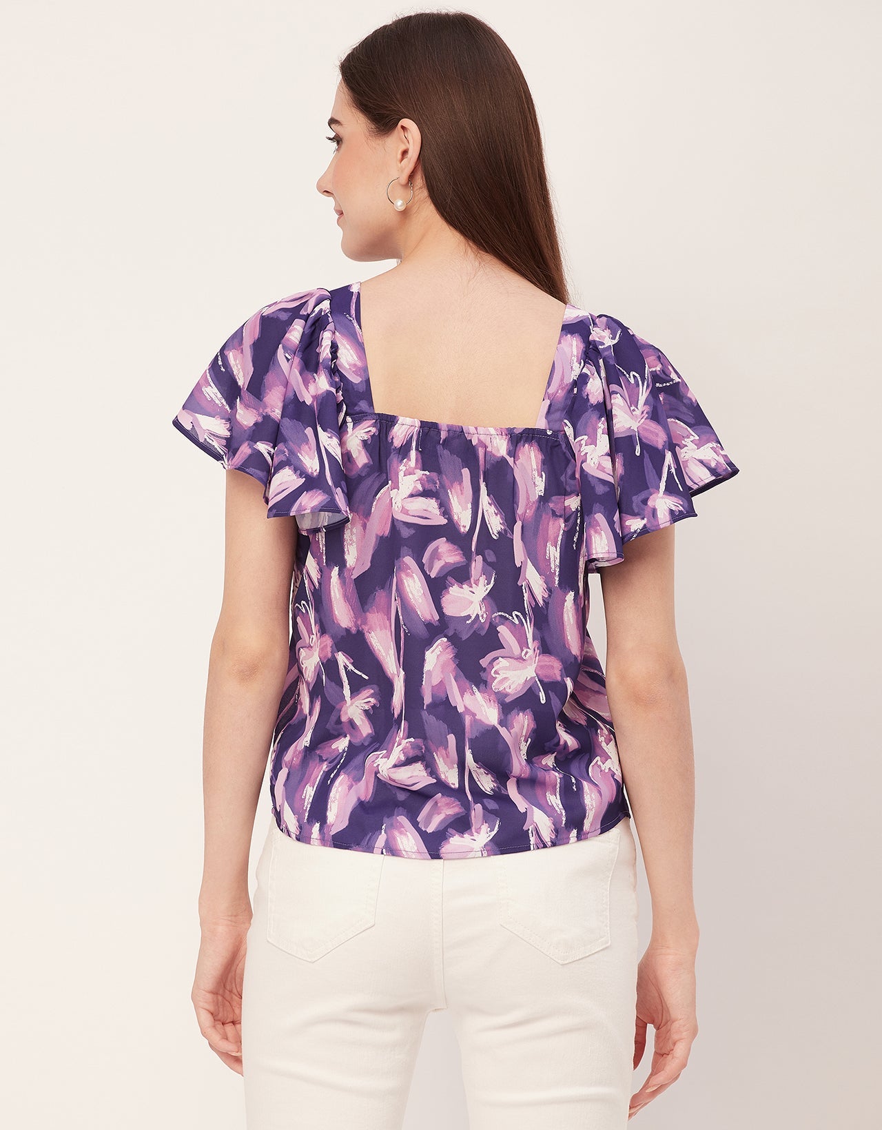 Sweetheart Neck Flutter