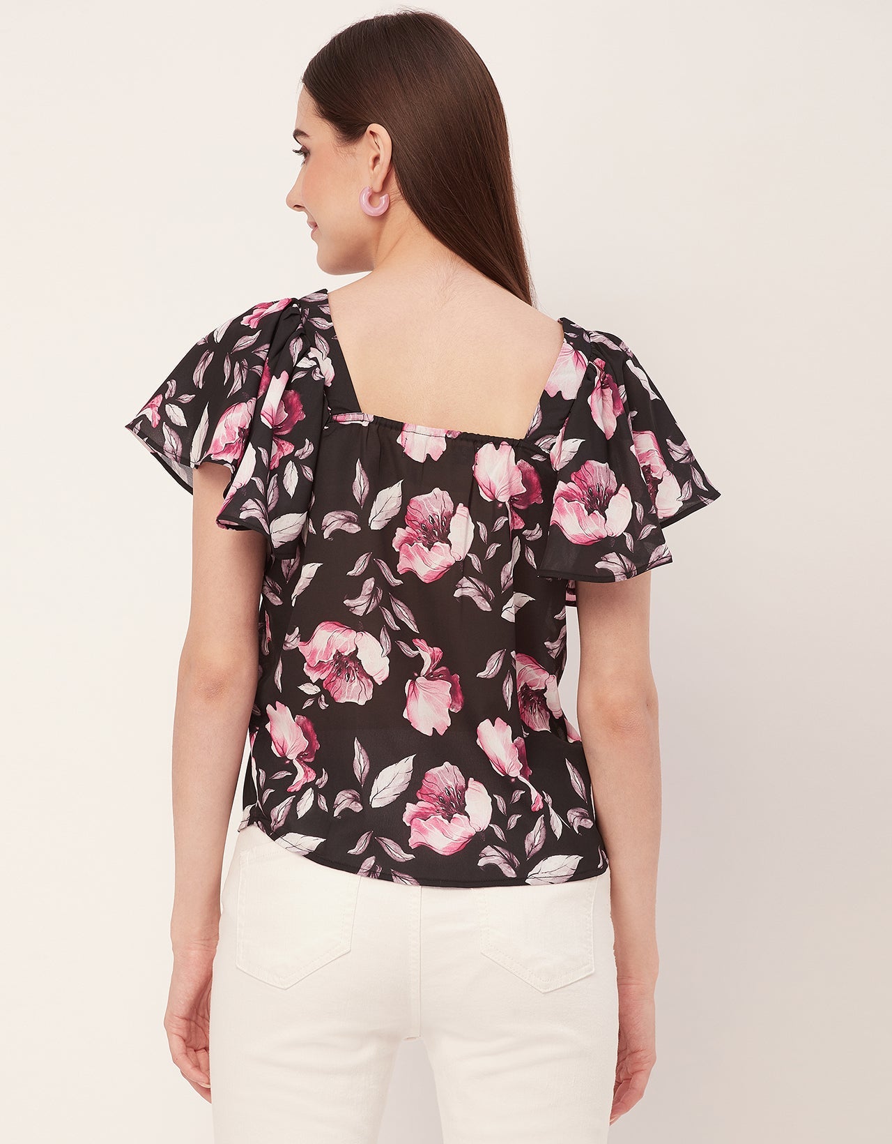 Sweetheart Neck Flutter