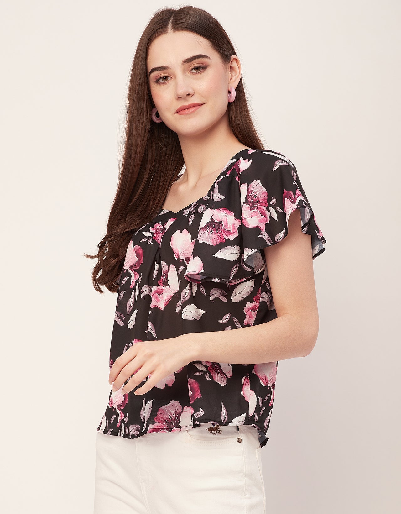 Sweetheart Neck Flutter