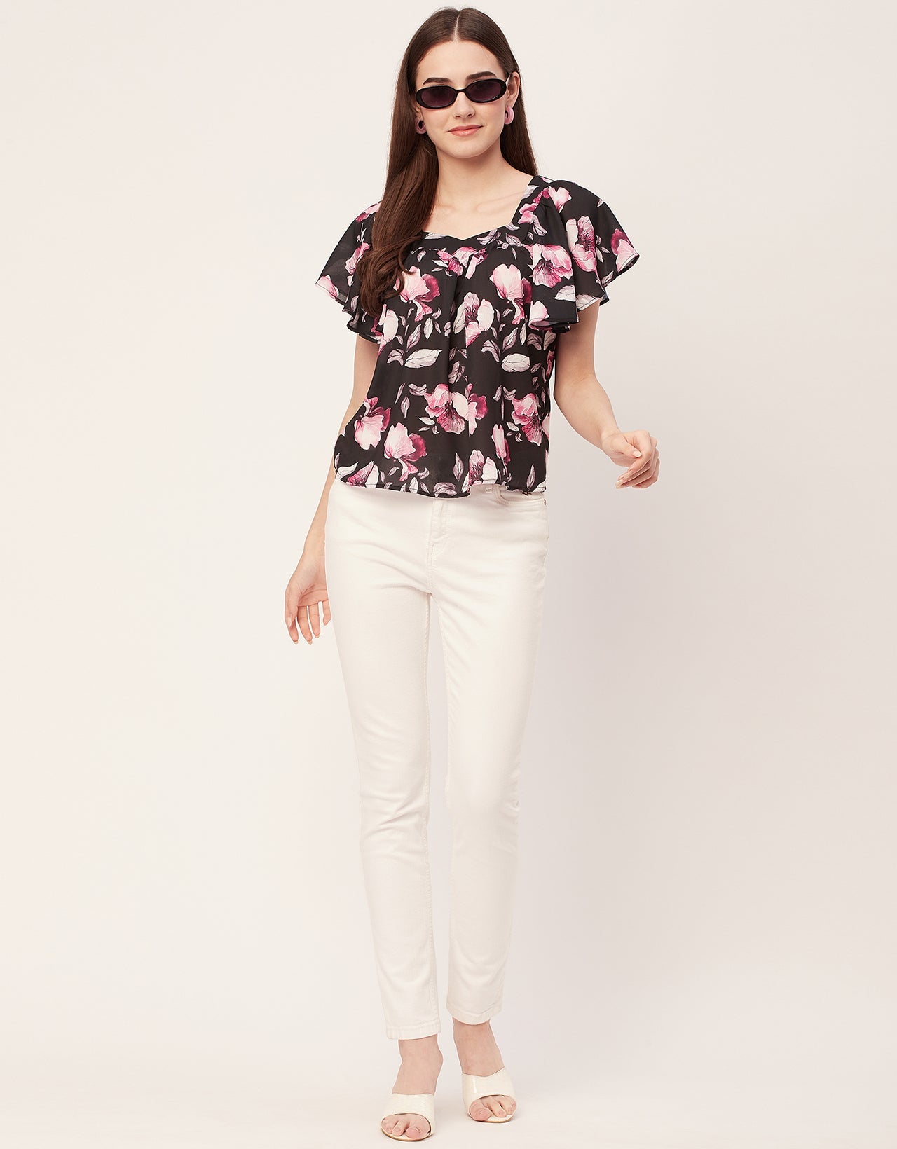 Sweetheart Neck Flutter