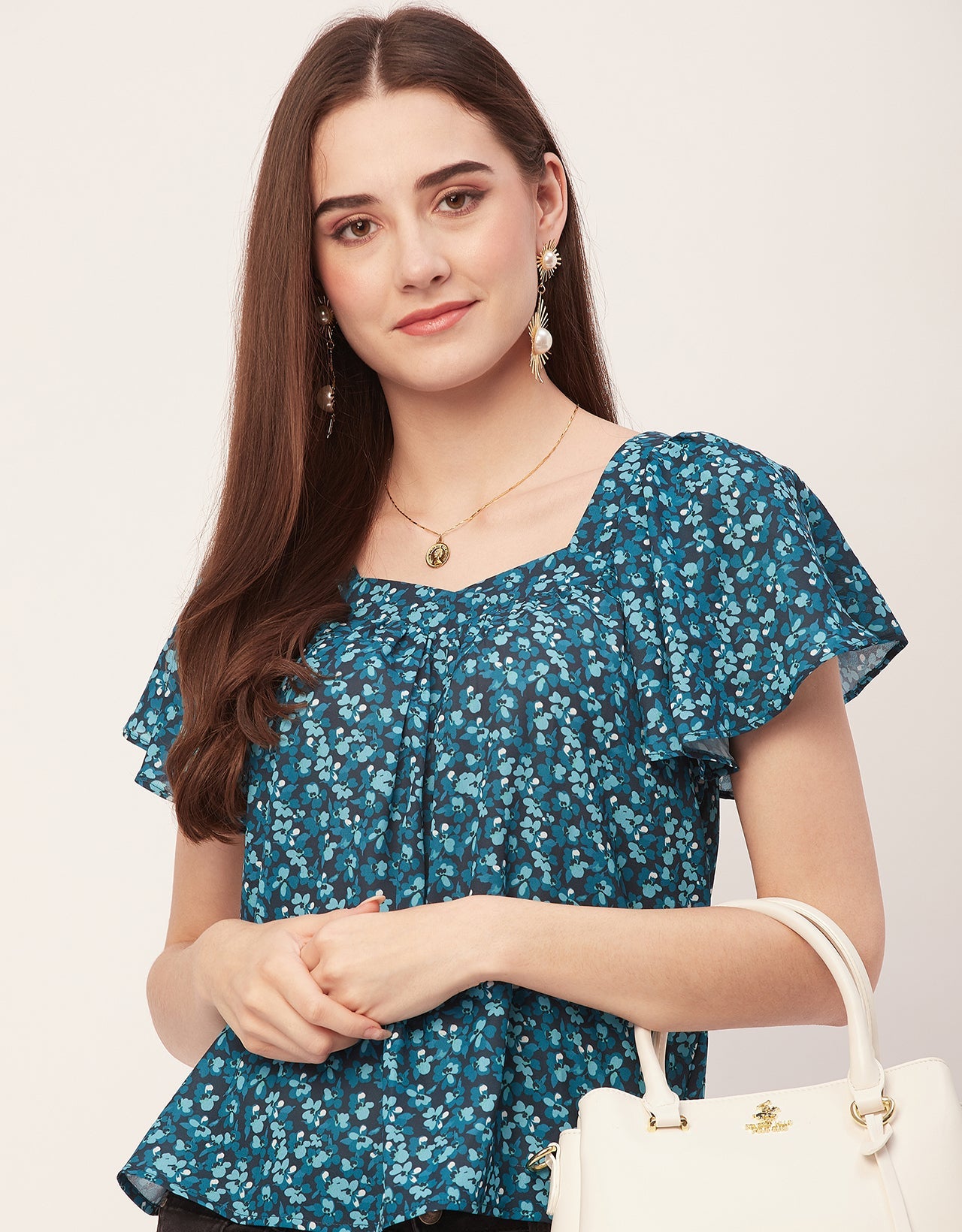 Sweetheart Neck Flutter