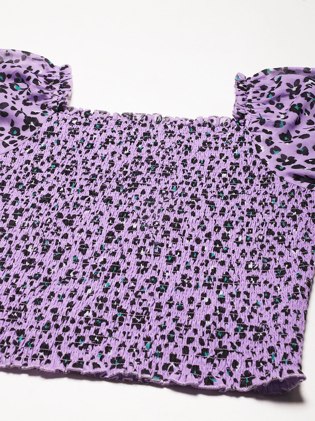 Printed Flotter Sleeve Top