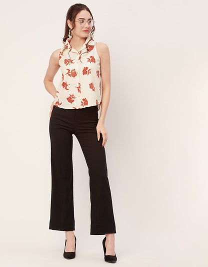 Sleeveless Cotton Shirt