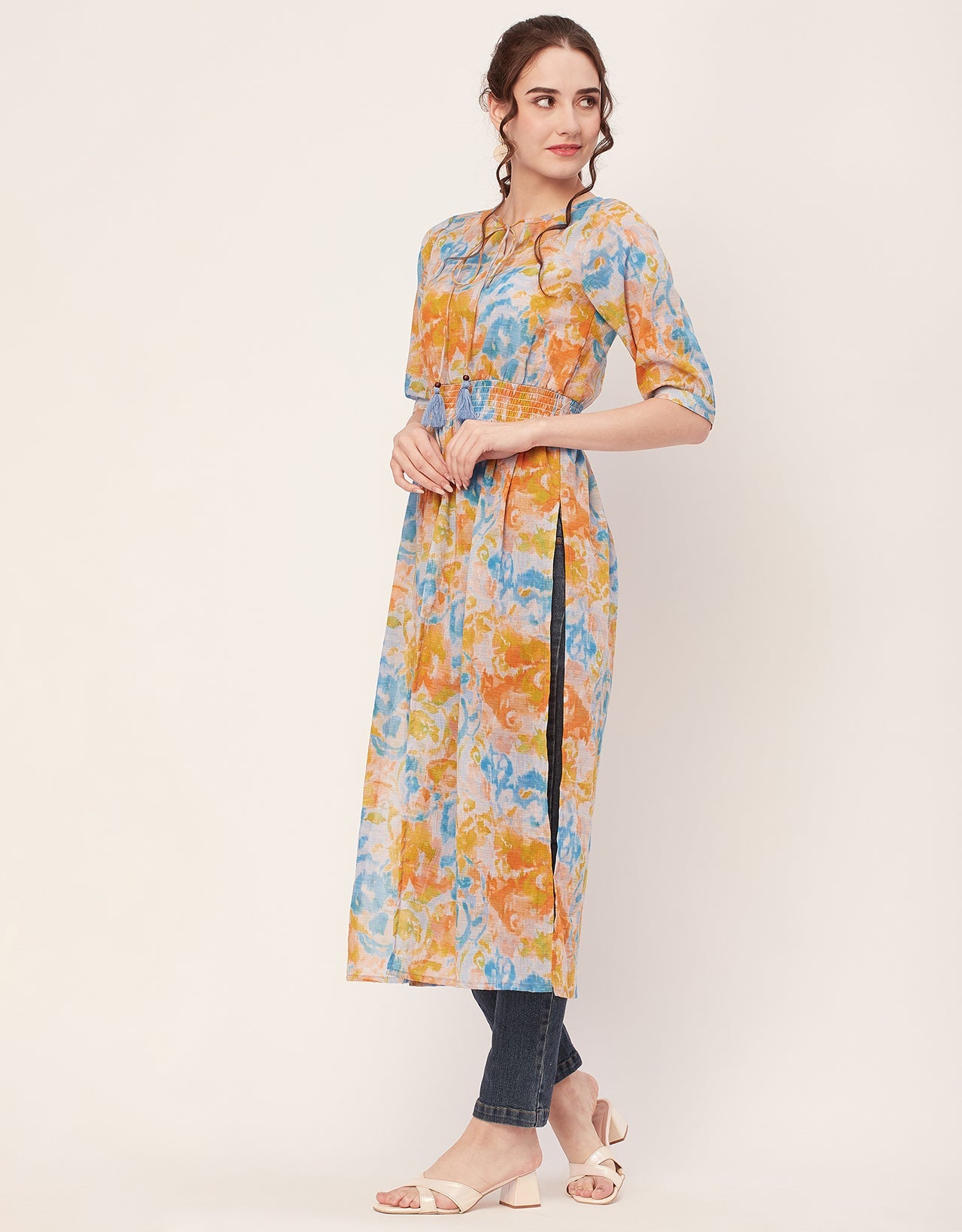 Long Slit Cotton Tunic