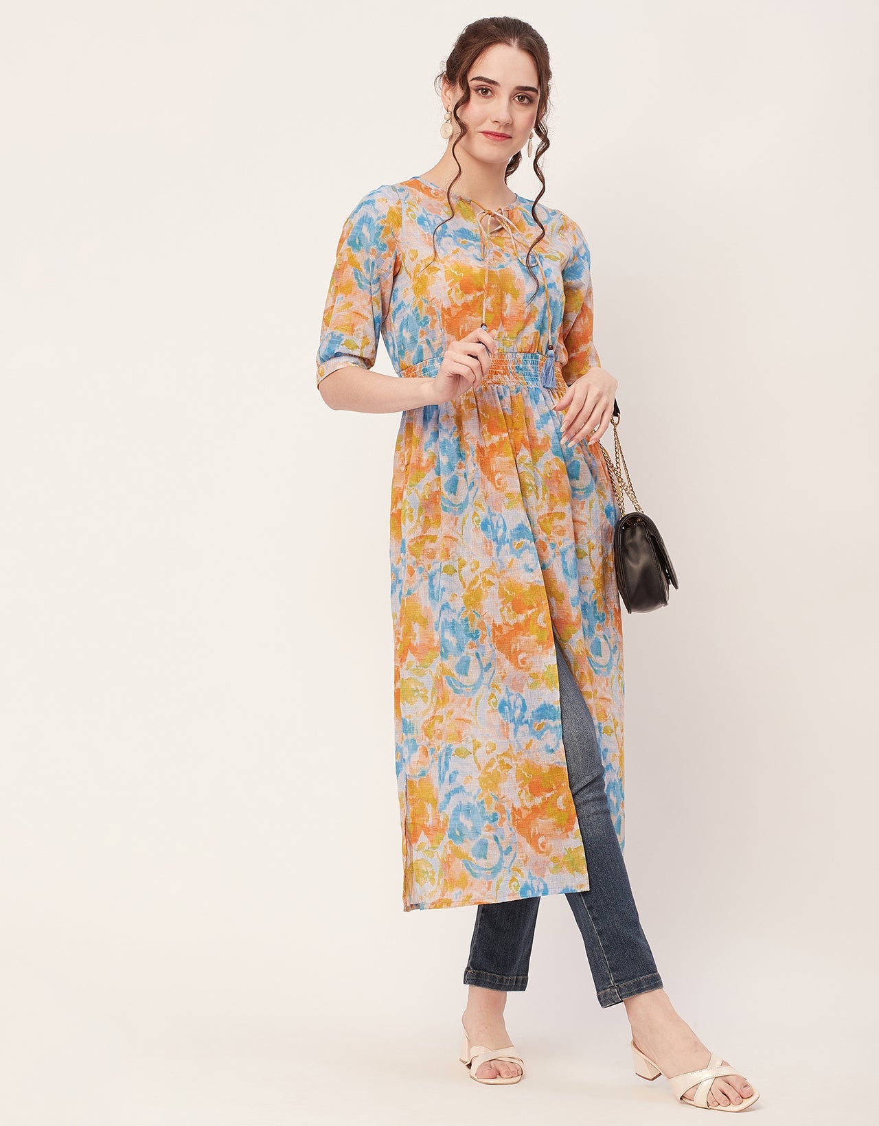 Long Slit Cotton Tunic