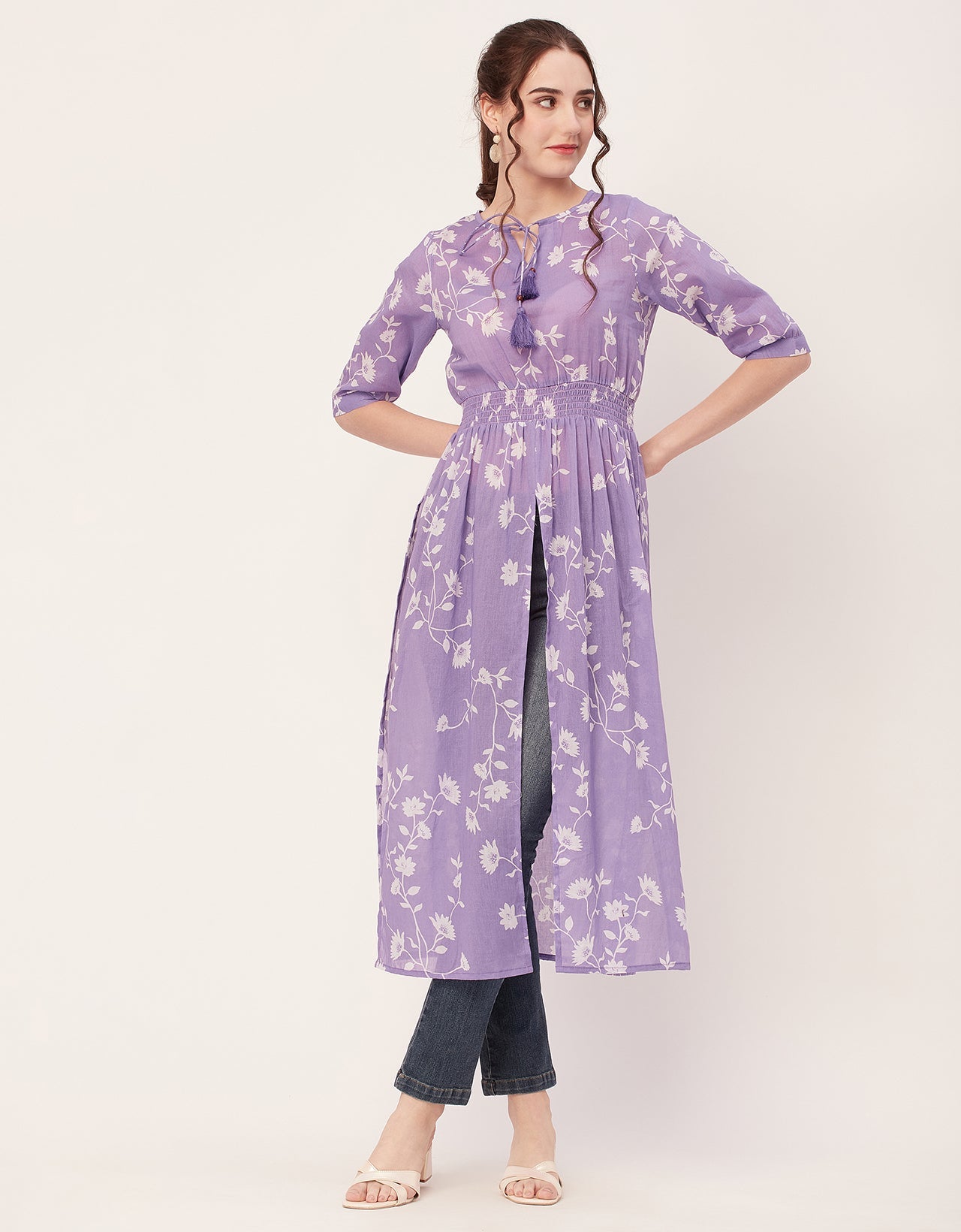 Long Slit Cotton Tunic