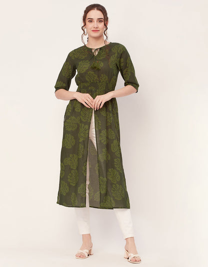 Long Slit Cotton Tunic