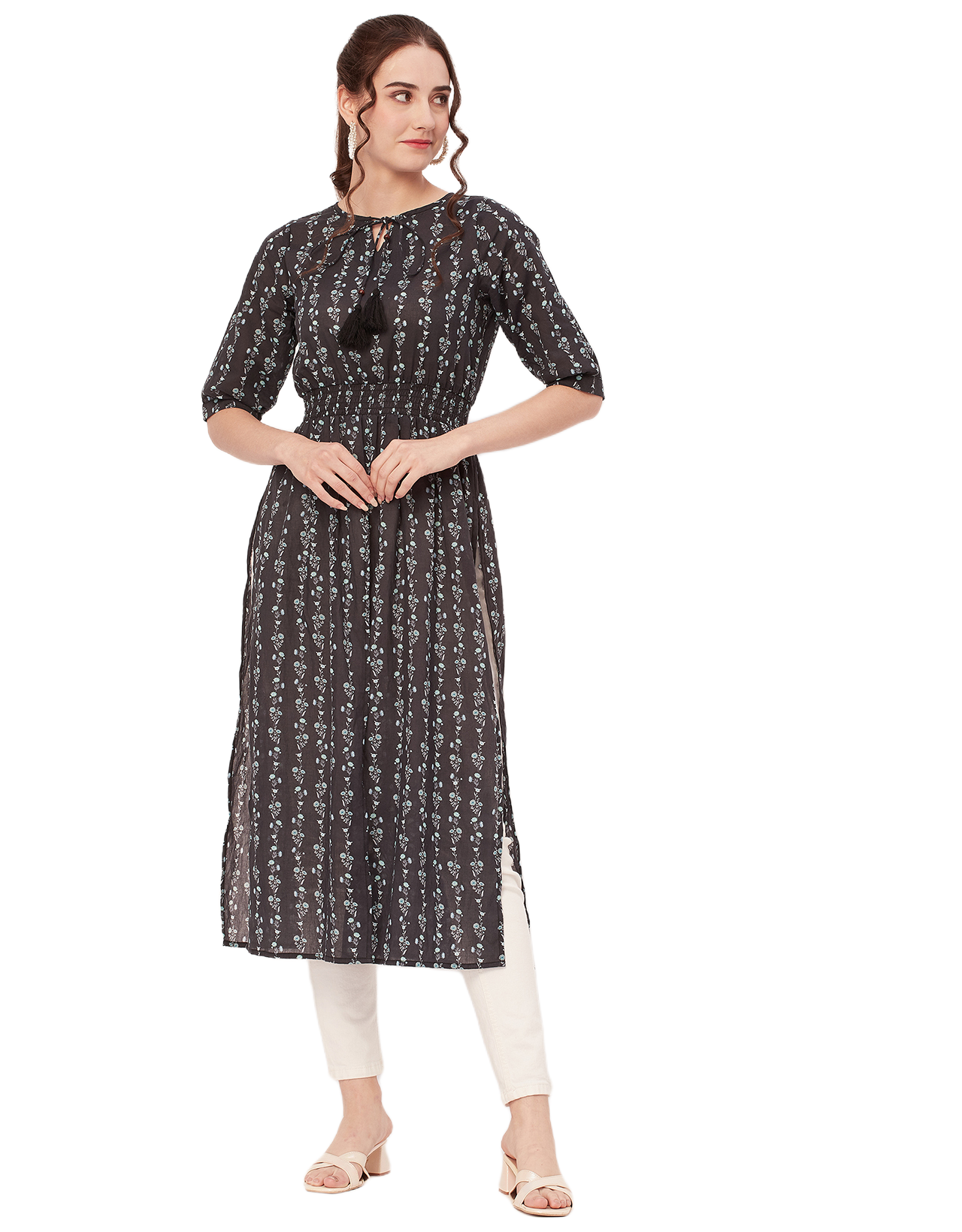 Long Slit Cotton Tunic