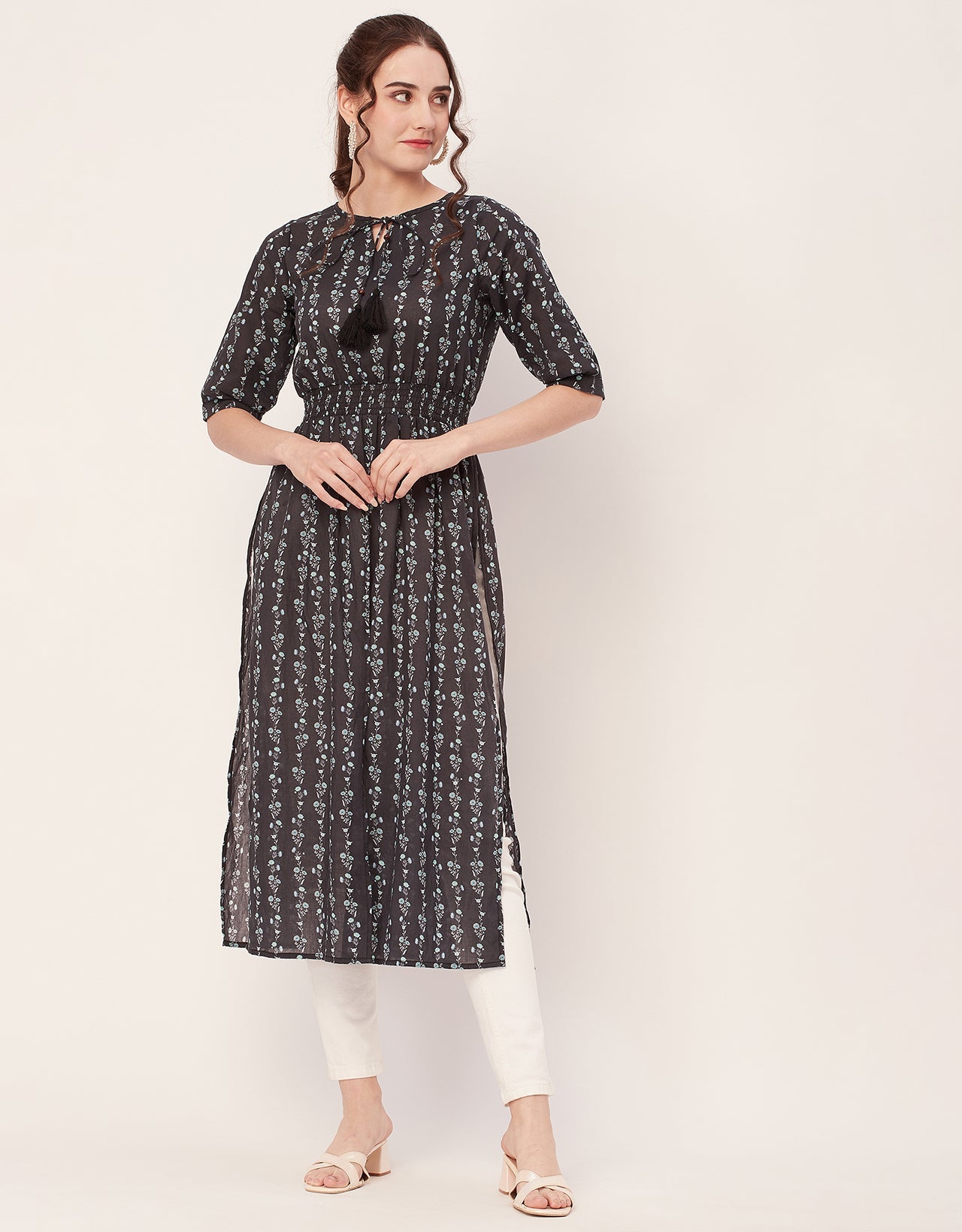 Long Slit Cotton Tunic