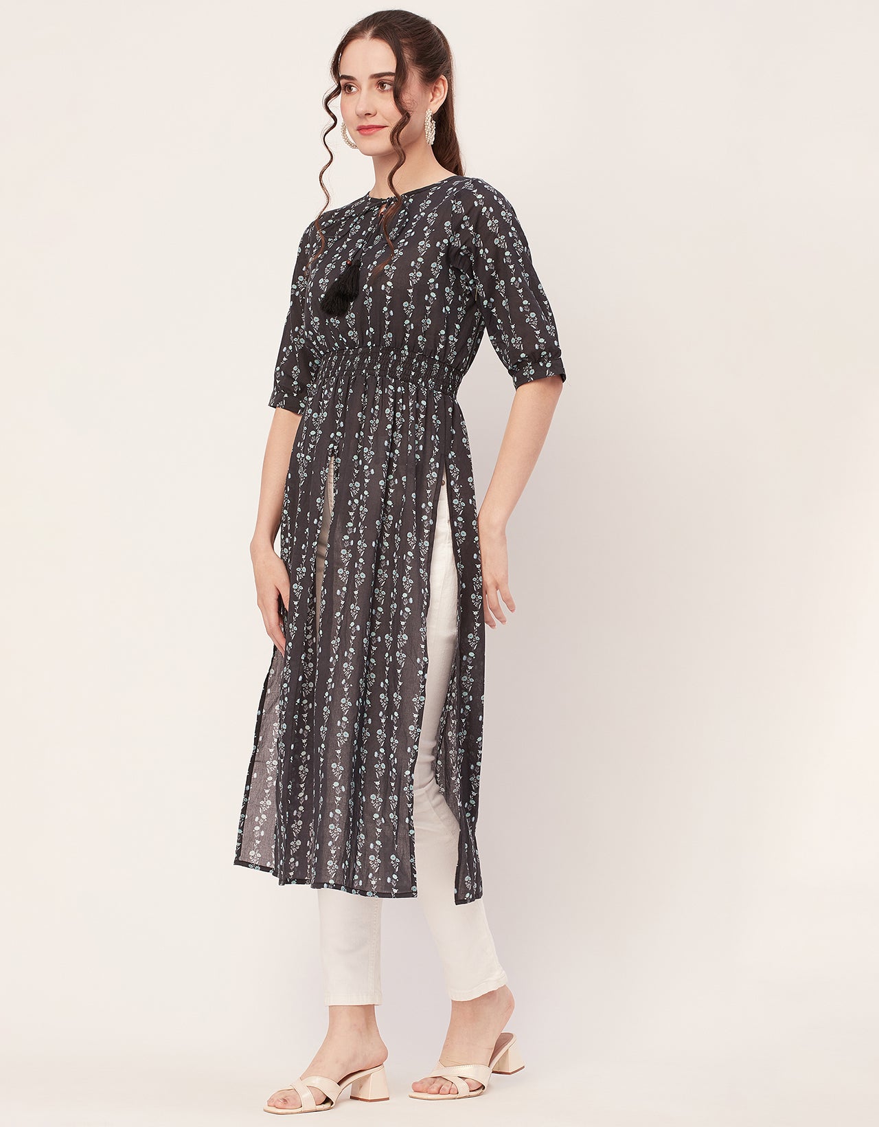 Long Slit Cotton Tunic