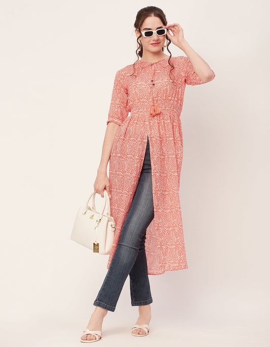 Long Slit Cotton Tunic