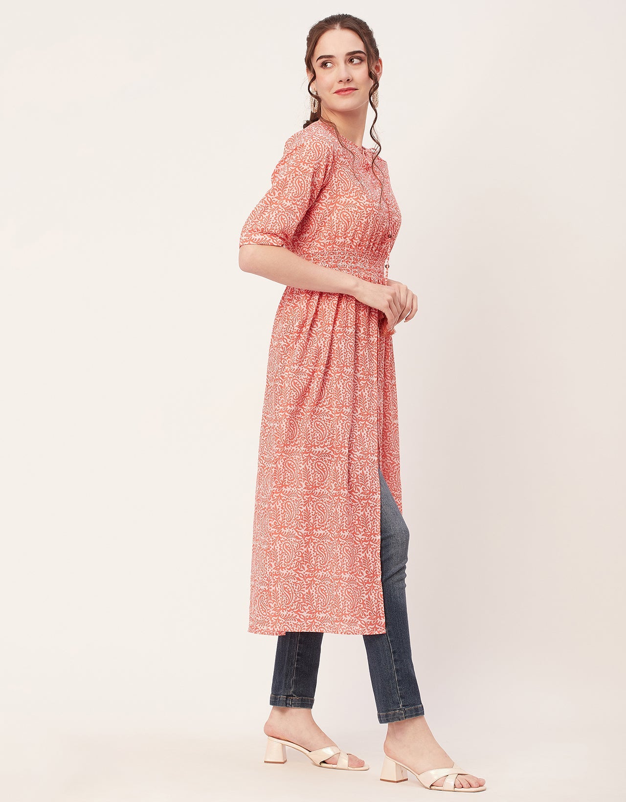 Long Slit Cotton Tunic