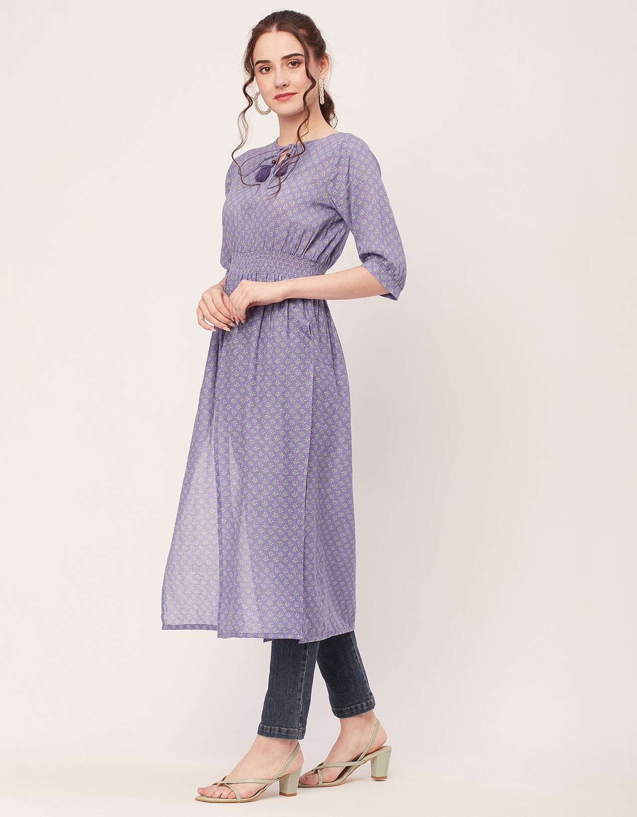 Long Slit Cotton Tunic