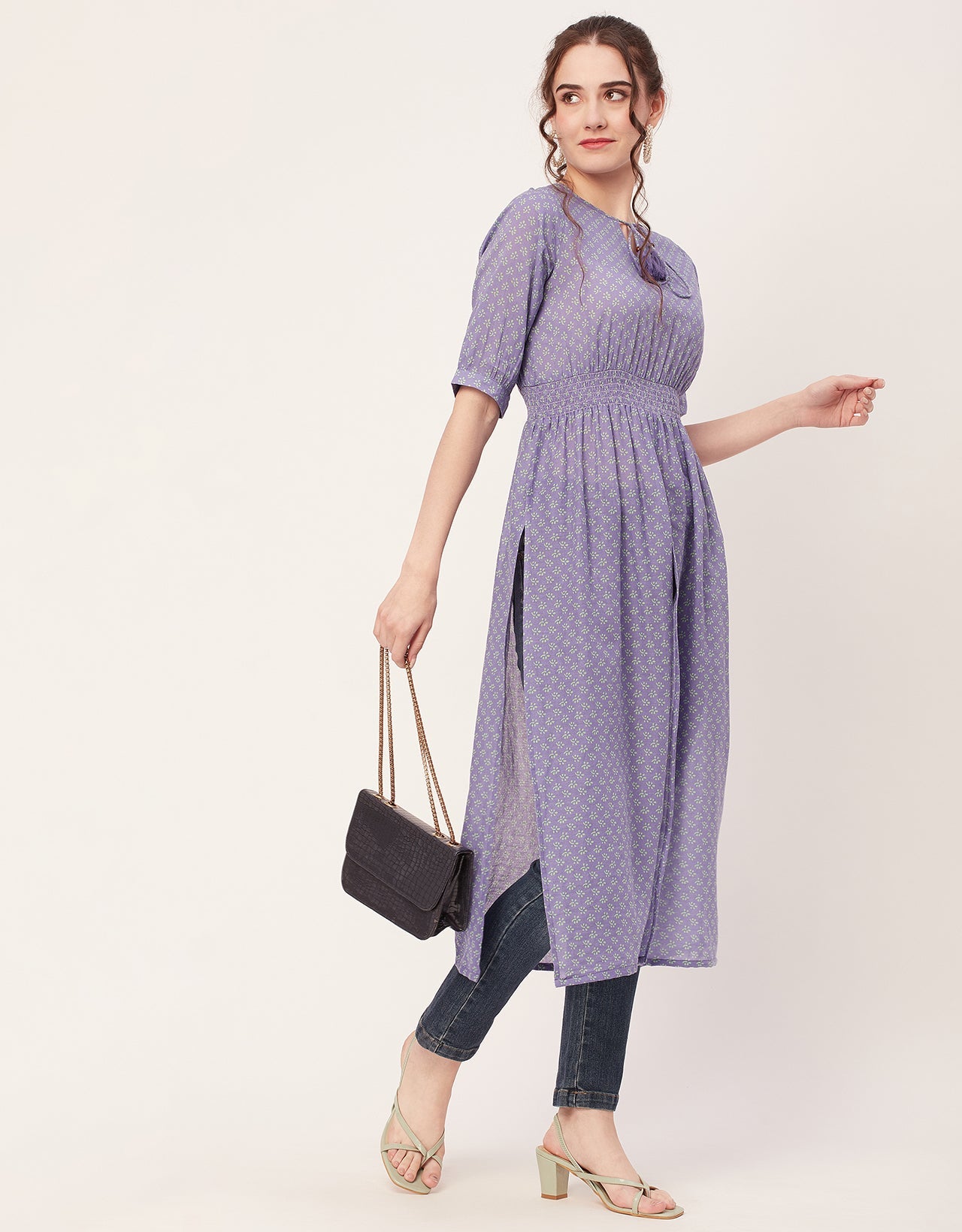 Long Slit Cotton Tunic