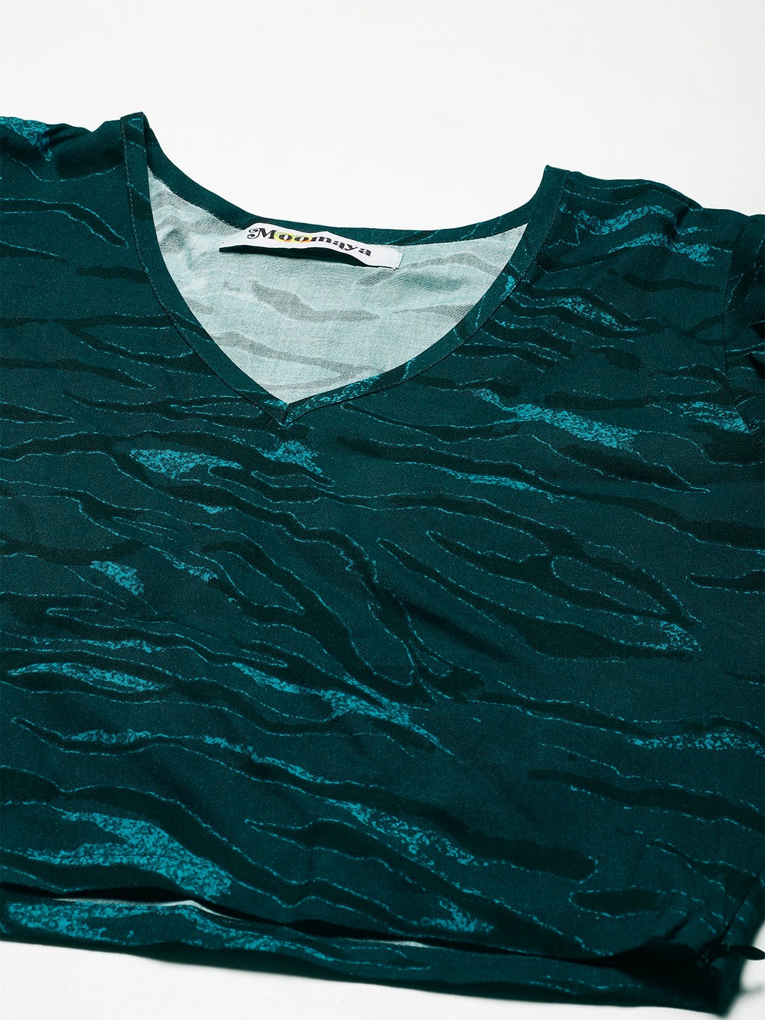 Viscose Rayon V-Neck Top