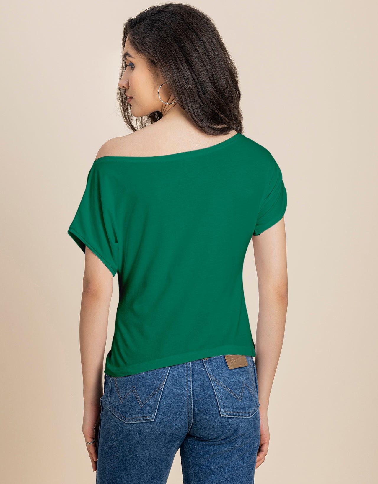 One Shoulder Tshirt Short Sleeve Top