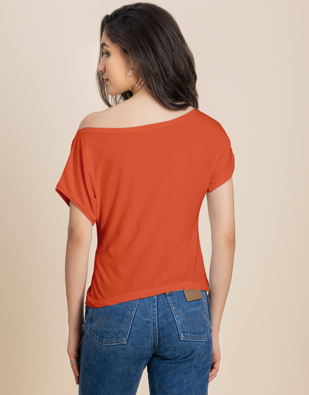 One Shoulder Tshirt Short Sleeve Top