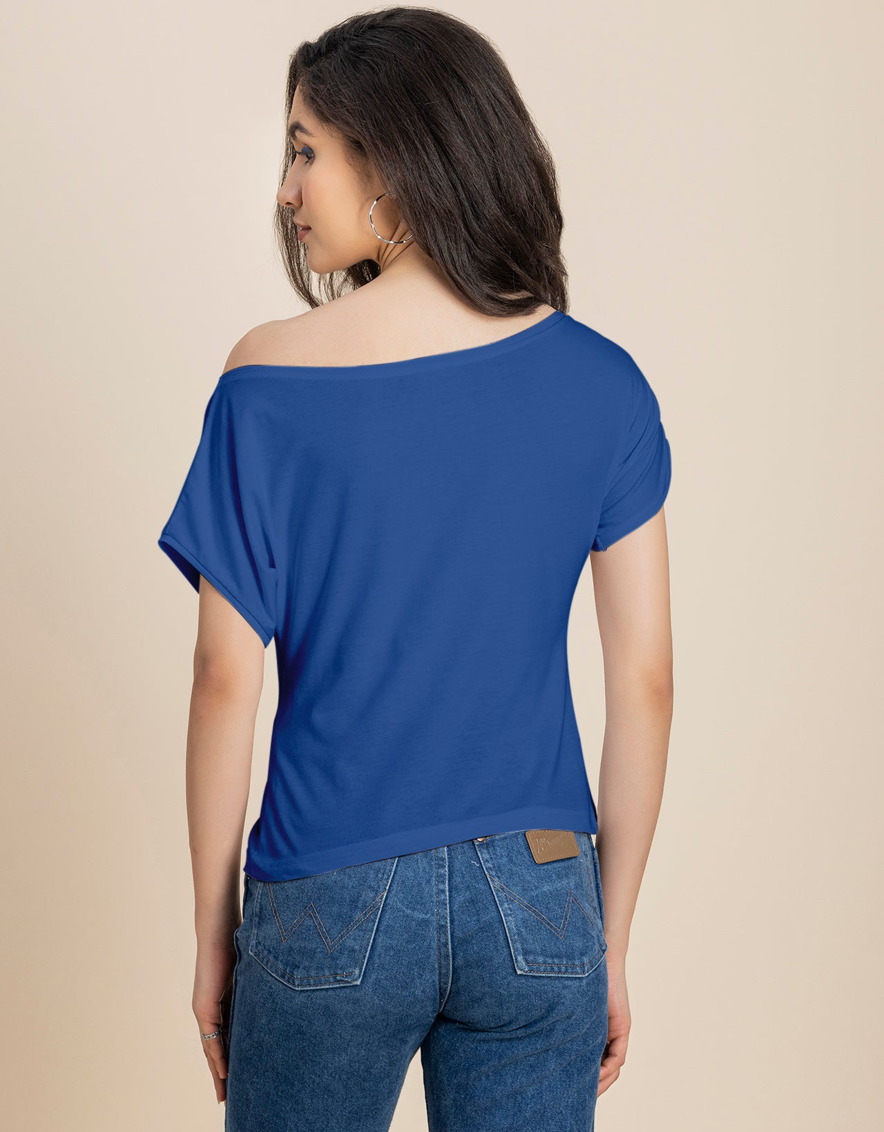 One Shoulder Tshirt Short Sleeve Top
