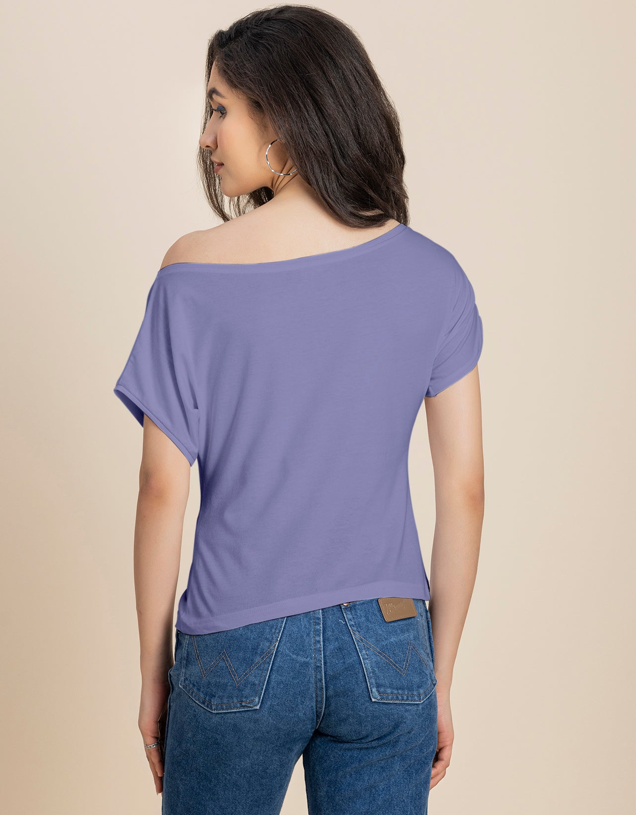One Shoulder Tshirt Short Sleeve Top